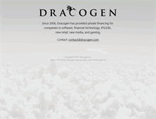 Tablet Screenshot of dracogen.com